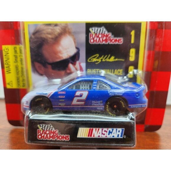 Vintage 1997 Racing Champions 1:64 #2 Rusty Wallace Diecast NASCAR Stand Card - Picture 4 of 9